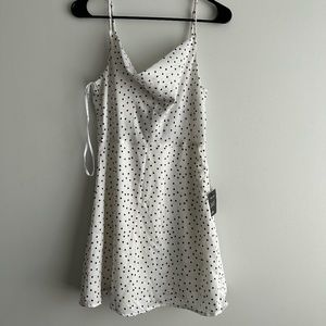 White Polka Dot Dress